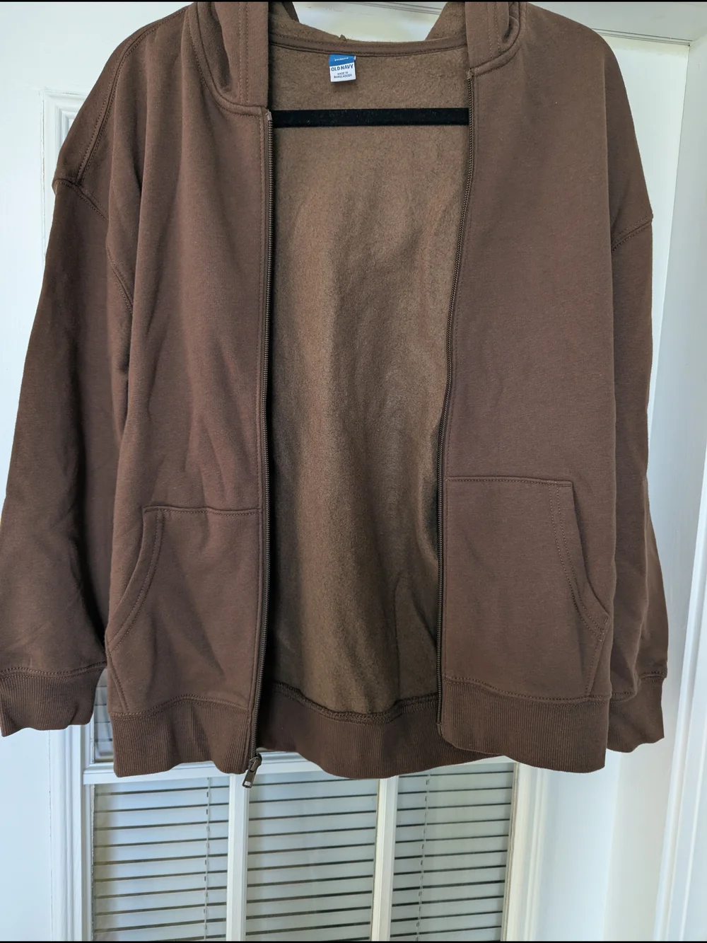 Old navy Brown Full-Zip Hooded Sweatshirt